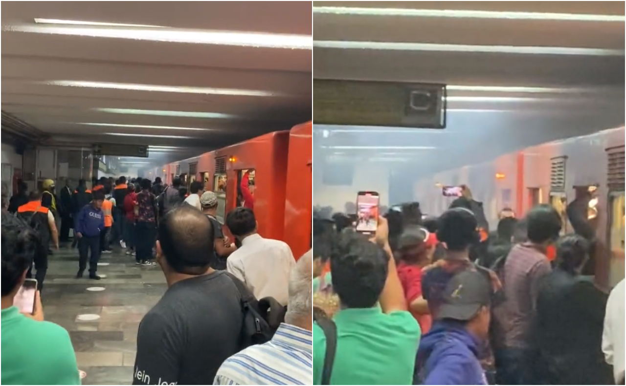 Pasajeros del Metro reportan humo en la estación Guerrero de la Línea 3