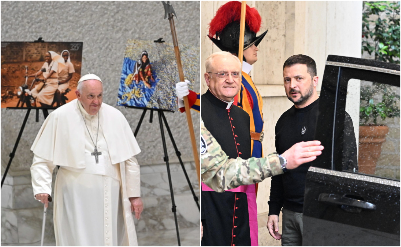 El papa Francisco y Volodomir Zelenski se reúnen en el Vaticano