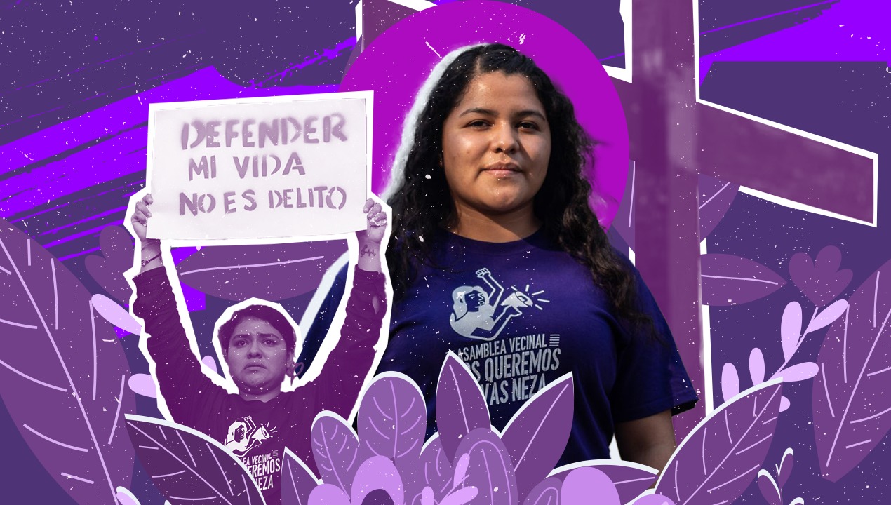 Roxana Ruiz y colectivas marchan para exigir justicia y por su libertad