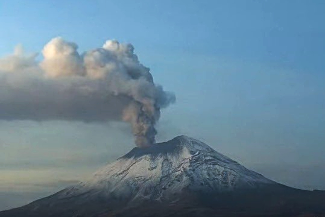 Los estados que serían afectados por una erupción del Popocatépetl, según la UNAM