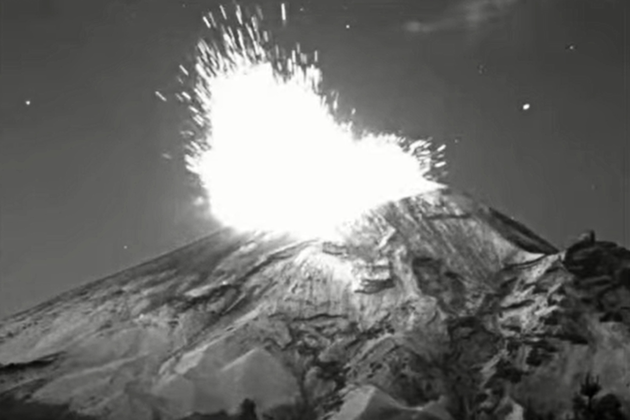 Popocatépetl registra varias explosiones; la alerta está en amarillo Fase 2