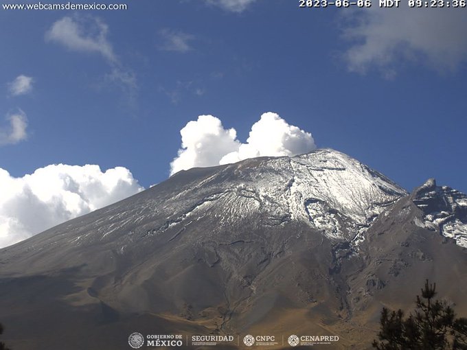 Semáforo de alerta por el Popocatépetl regresa a amarillo fase 2