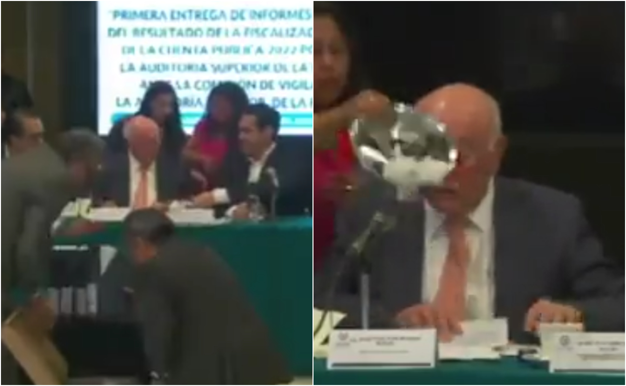 ‘Cloaca de la corrupción’: diputada de Morena lanza ratones falsos contra titular de la ASF