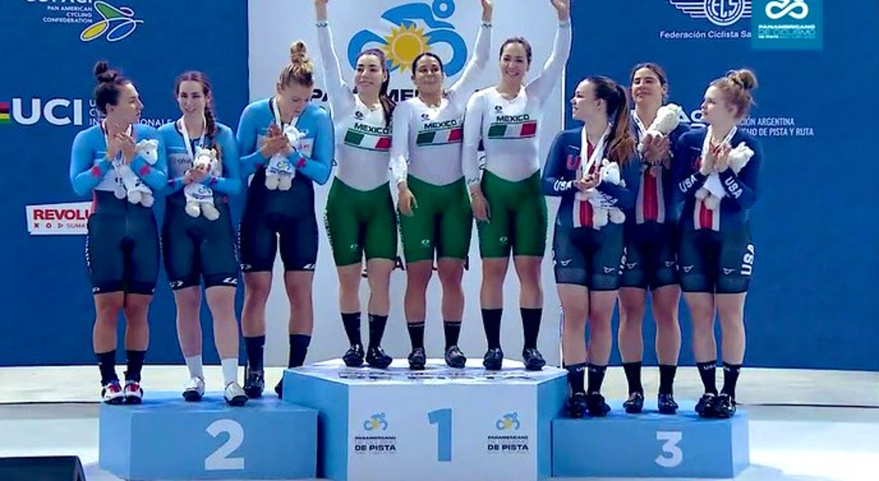¡Orgullo mexicano! Equipo de Ciclismo gana medallas de oro y plata en el Campeonato Panamericano