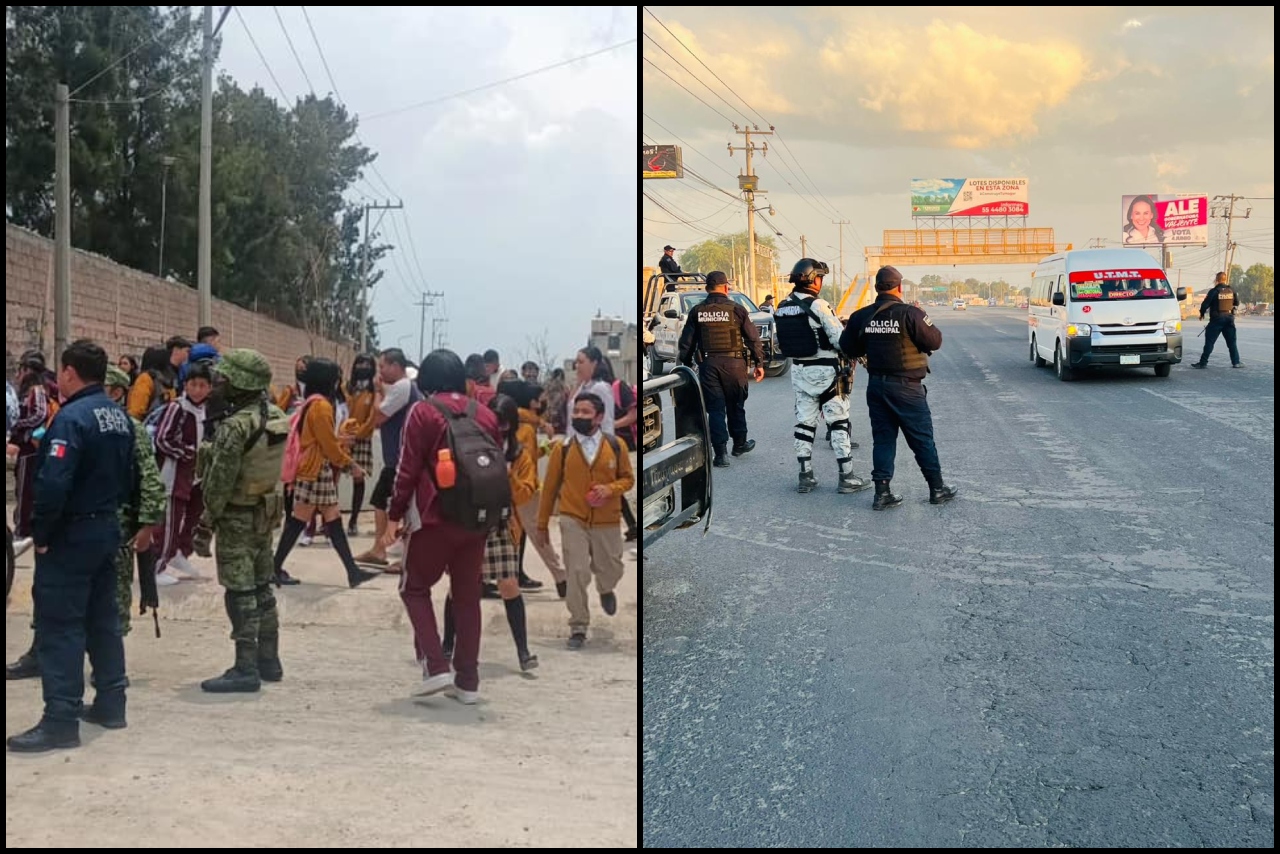 Escuelas de Tizayuca, Hidalgo, suspenden clases por inseguridad