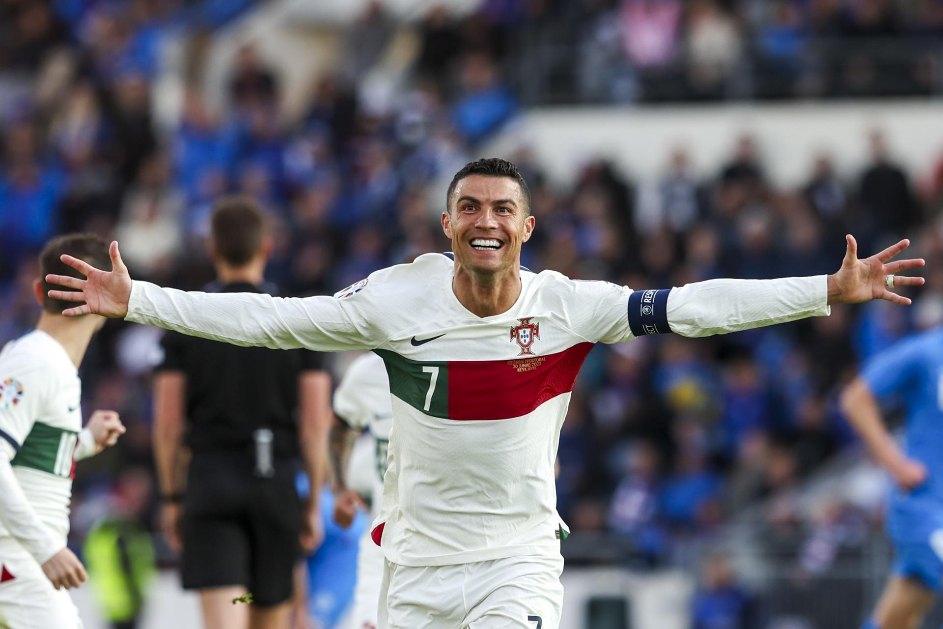 Cristiano Ronaldo rompe récord de partidos con la selección de Portugal