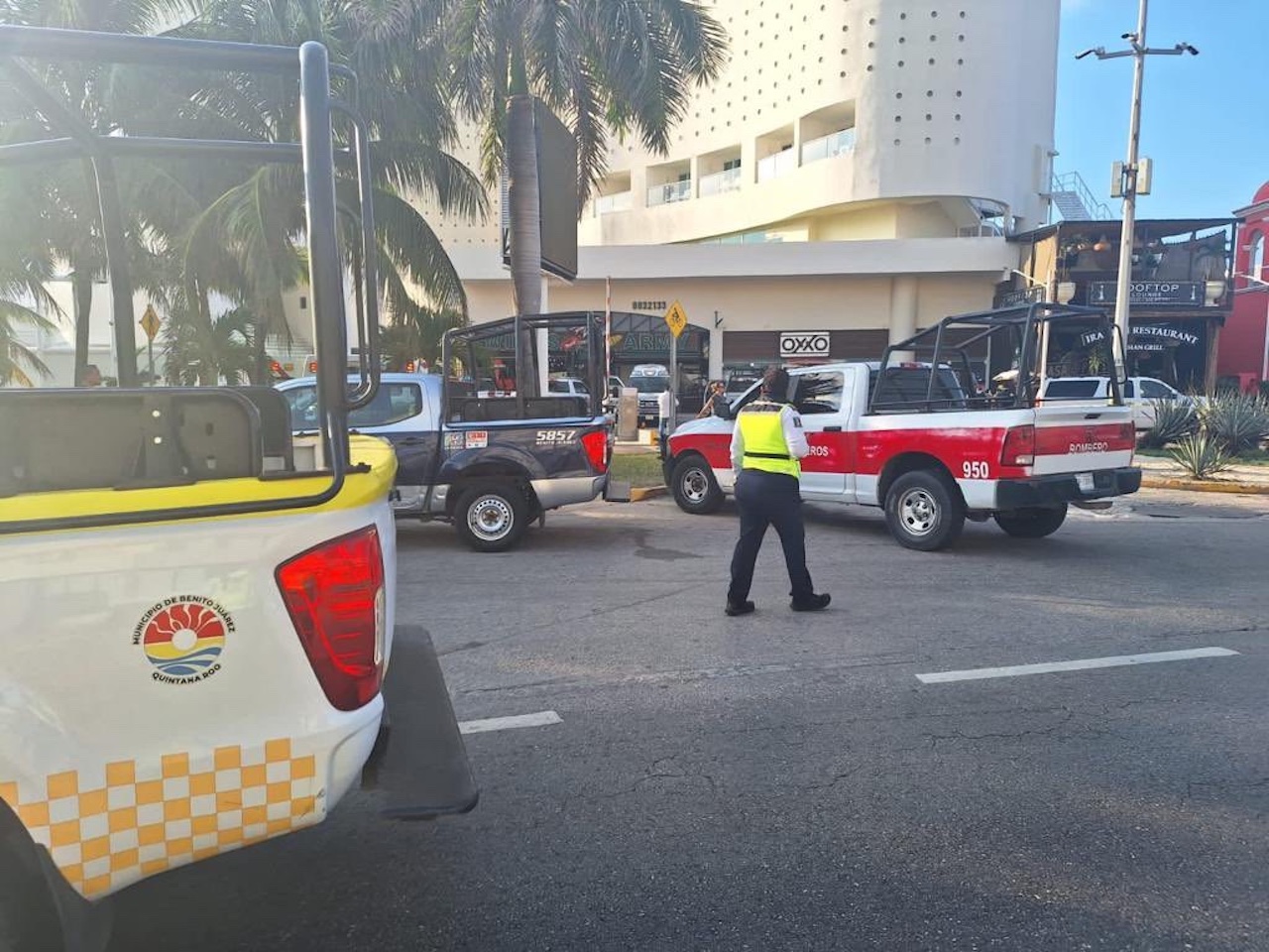 Incendio en el hotel Krystal Cancún, Quintana Roo, no dejó heridos