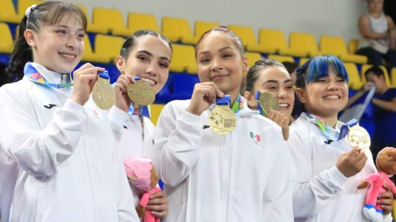 México gana oro en gimnasia artística femenil en los Juegos Centroamericanos