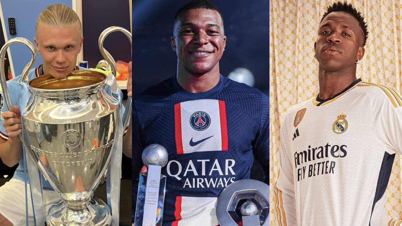 Mbappé, Haaland y Vinícius: los jugadores más valiosos del mundo