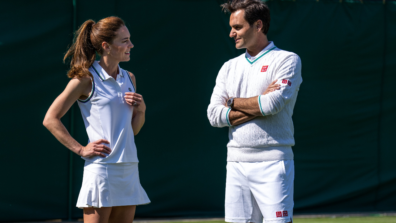 Kate Middleton y Roger Federer se ‘enfrentan’ en Wimbledon