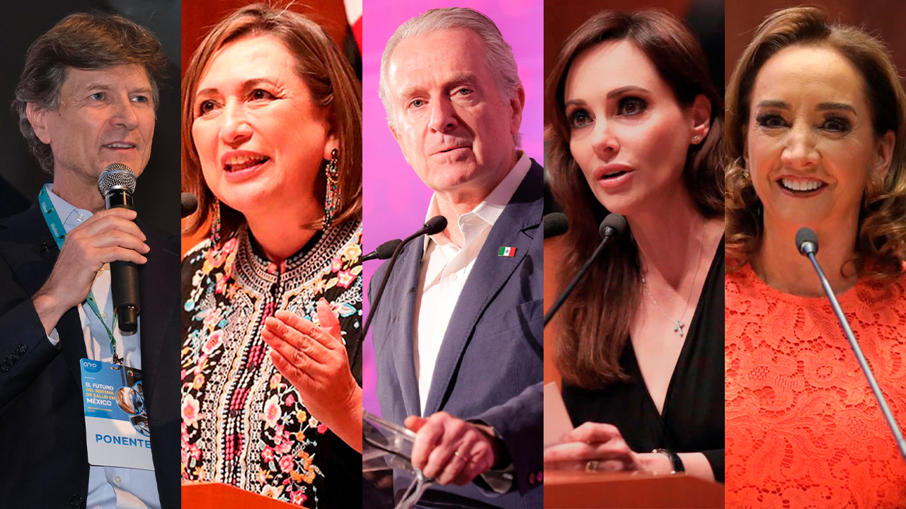 La-Lista de los aspirantes a la candidatura presidencial de Va por México