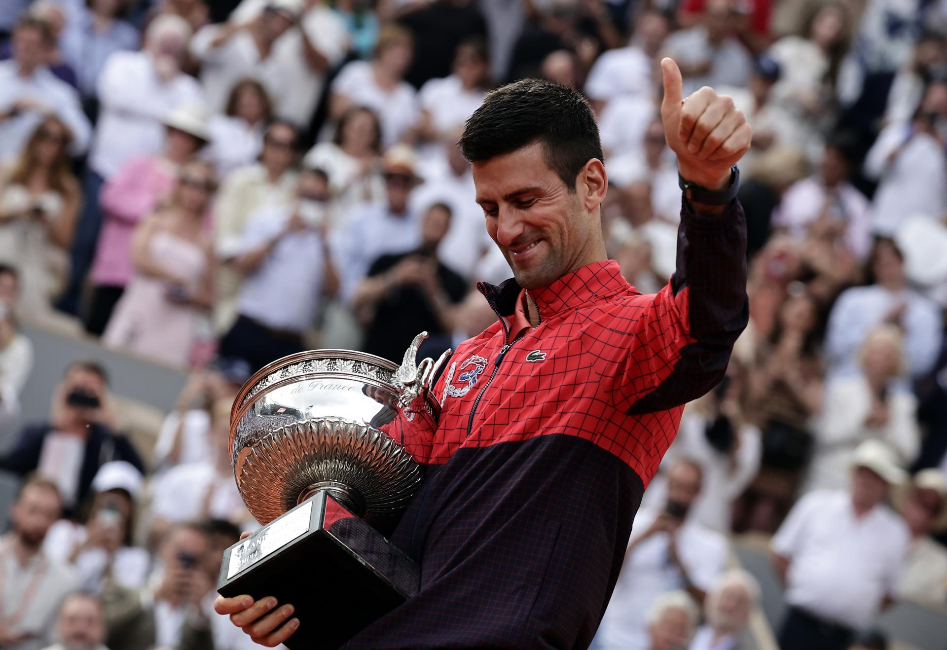 Novak Djokovic vence a Casper Rudd en la final de Roland Garros 2023
