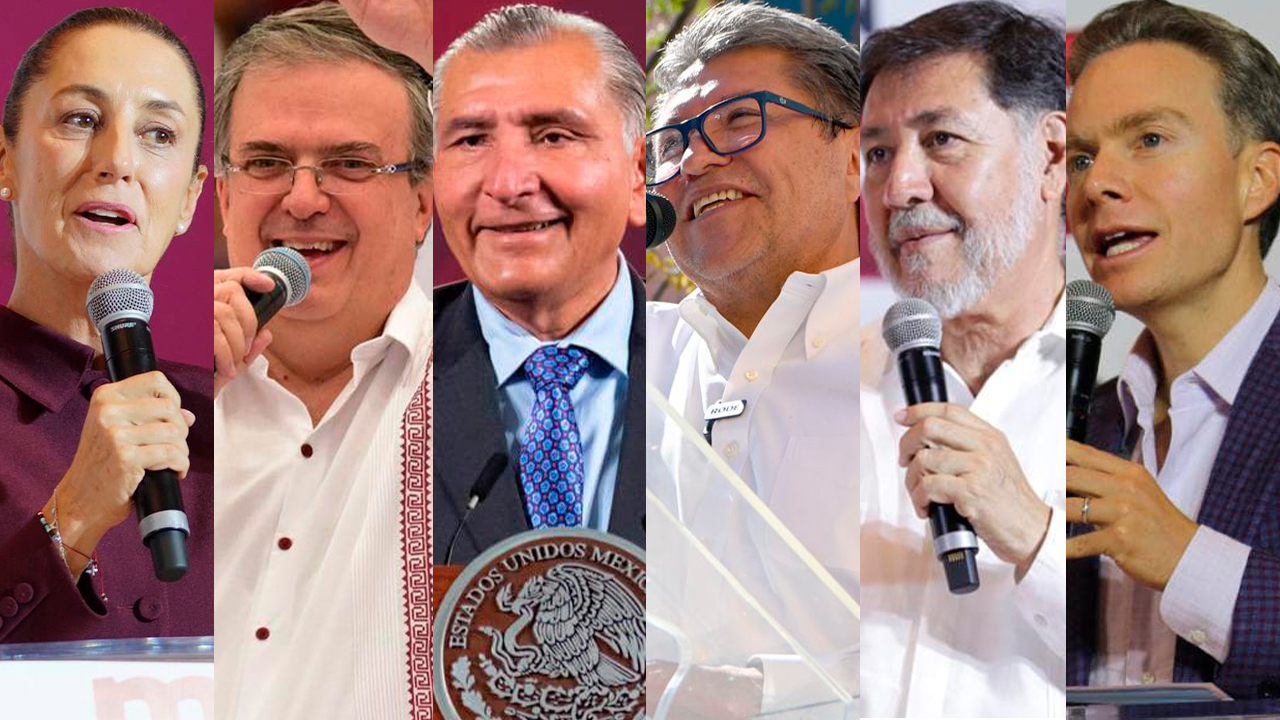 ¿Quiénes son los aspirantes a candidato de Morena?