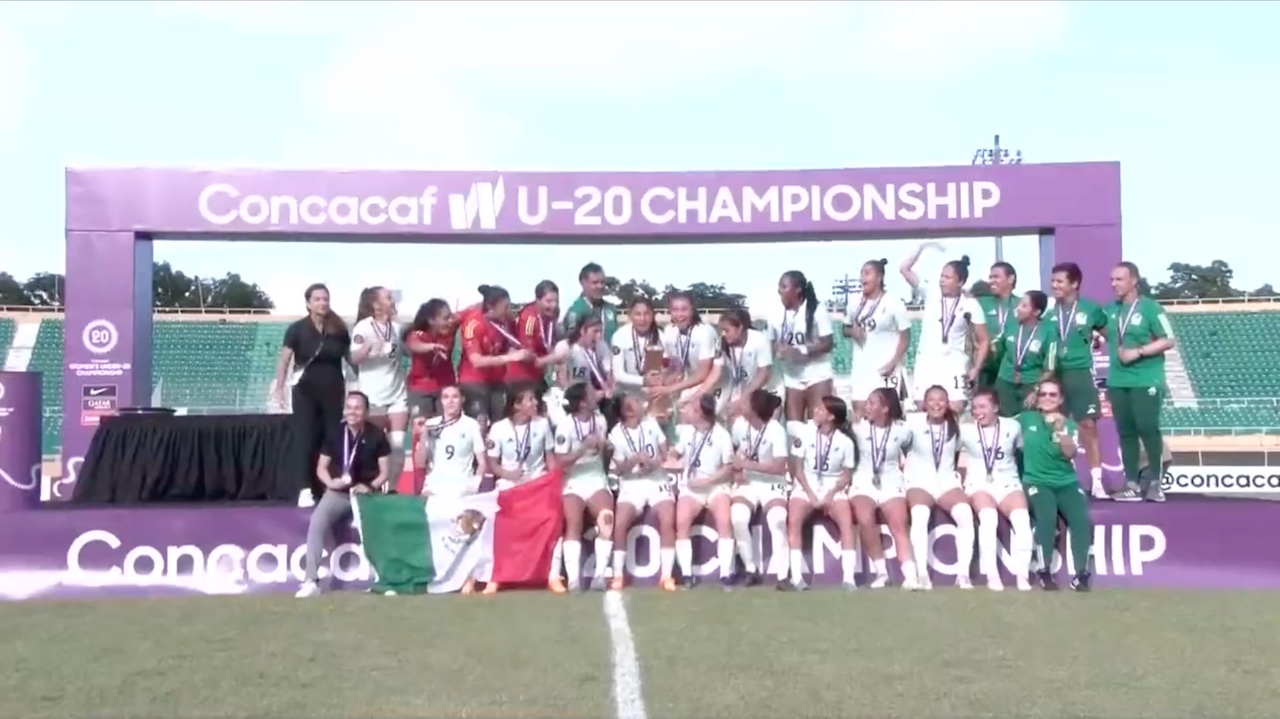 La Selección Mexicana femenil sub 20 se proclama campeona del premundial de Concacaf