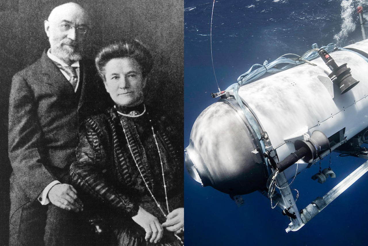 La esposa del piloto del Titan es descendiente de una pareja que falleció en el Titanic