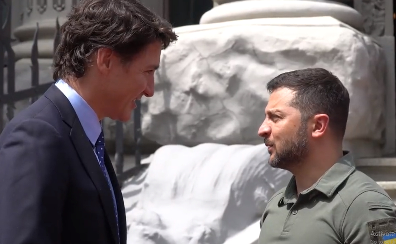 Justin Trudeau, primer ministro de Canadá, visita Ucrania y ofrece ayuda militar