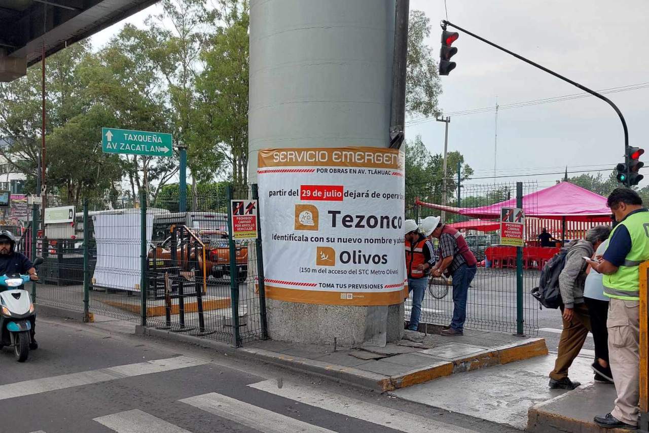 ¡Tómalo en cuenta! Metrobús anuncia cierre de la estación Tezonco