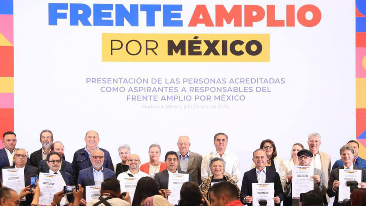 INE da luz verde al Frente amplio por México, sin fines electorales