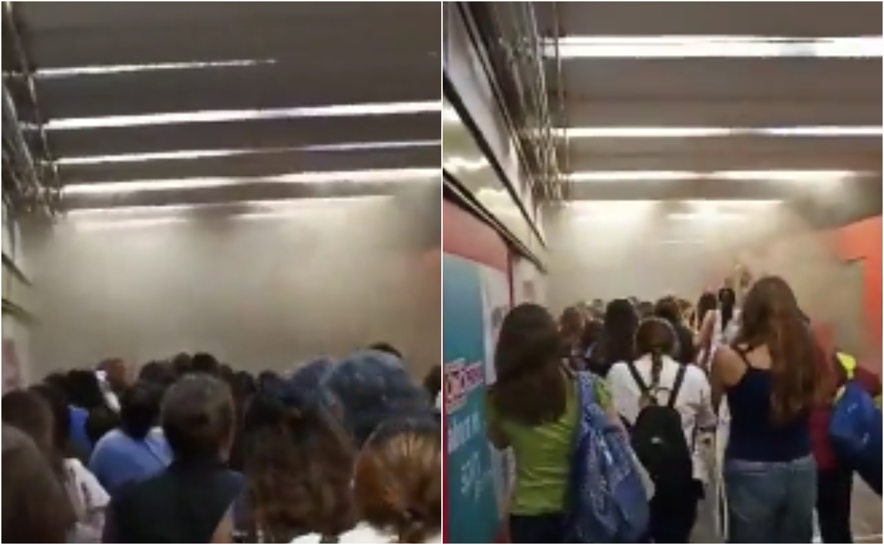 Pasajeros del Metro son desalojados por humo en la estación Hospital General
