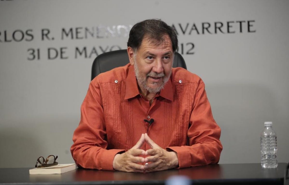 Noroña reta a debate a Claudio X. González y cancela entrevistas con López-Dóriga