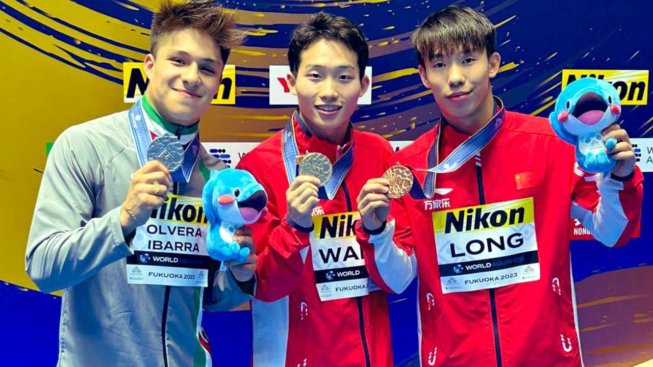 ¡Orgullo mexicano! Osmar Olvera gana medalla de plata en trampolín de tres metros en Fukuoka