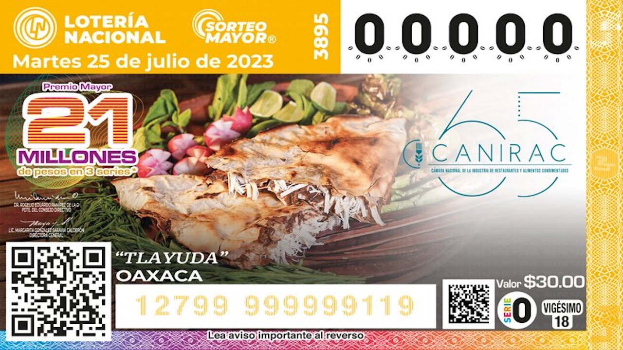 SORTEO MAYOR 3895 de la Lotería Nacional: VER HOY EN VIVO