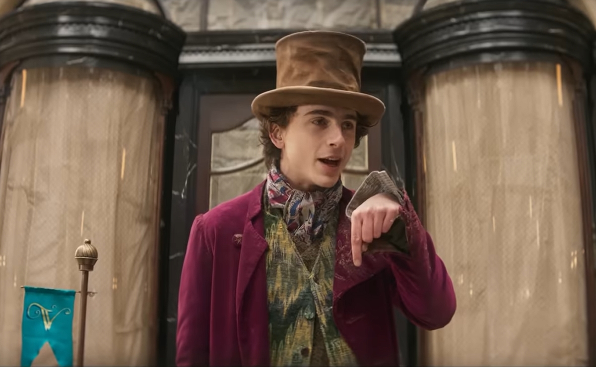 Timothée Chalamet se transforma en el tráiler de Willy Wonka