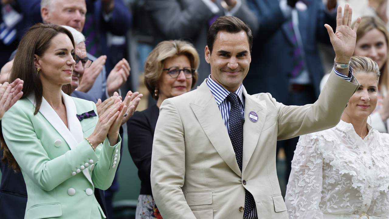 Wimbledon rindió homenaje a Roger Federer