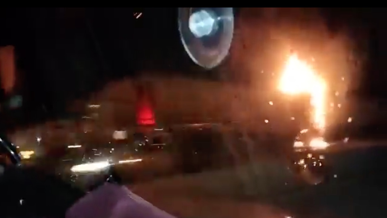 Accidente en Arco Norte: Trailer se incendia en San Martín Texmelucan, Puebla
