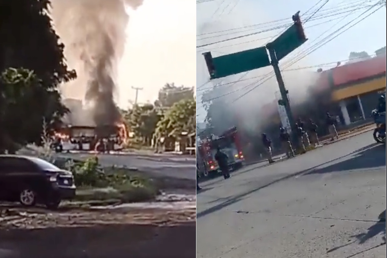 Violencia en Michoacán: sujetos armados incendian camiones y tiendas en Uruapan y Apatzingán