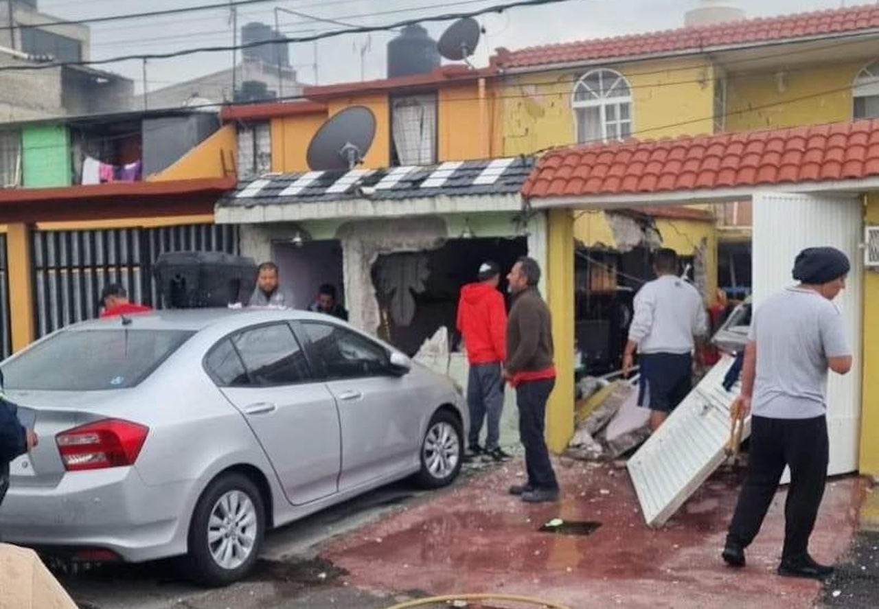 Explosión deja al menos dos heridos en Nezahualcóyotl, Edomex