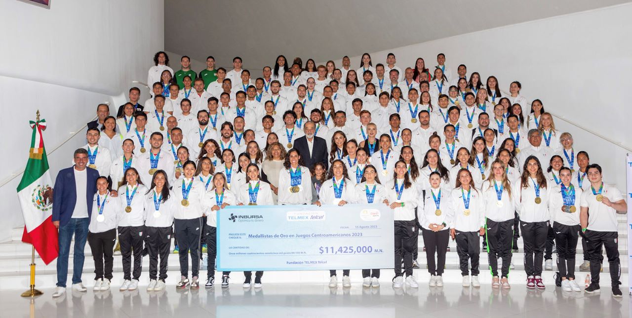 Fundación Telmex promete mantener apoyo para los atletas mexicanos