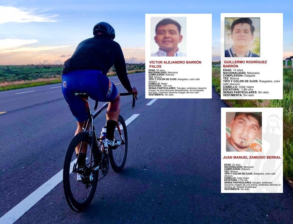 Reportan desaparición del triatleta Víctor Alejandro y dos personas más en Zacatecas