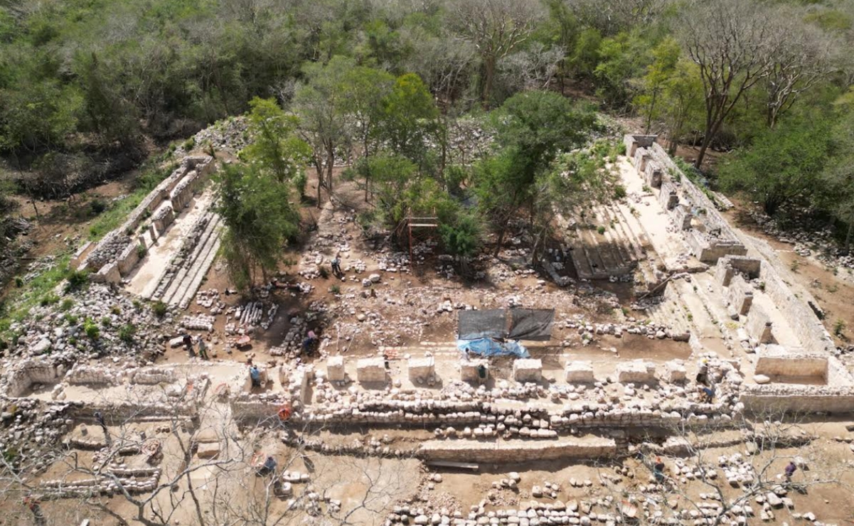 El INAH descubre un ‘palacio’ en una zona arqueológica maya