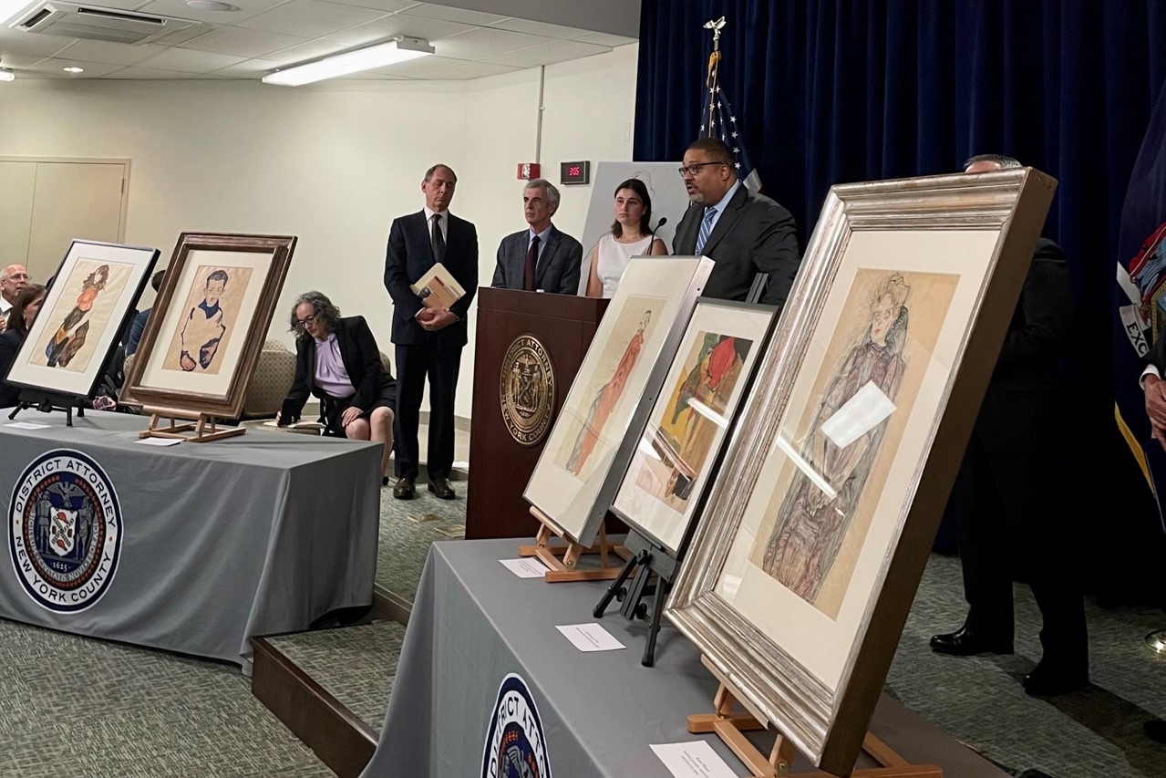 Estados Unidos devuelve siete obras de Egon Schiele robadas por los nazis