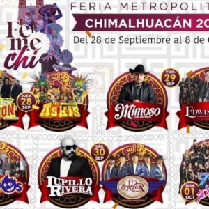 Feria de Chimalhuacán 2023: cartelera de artistas del Teatro del Pueblo