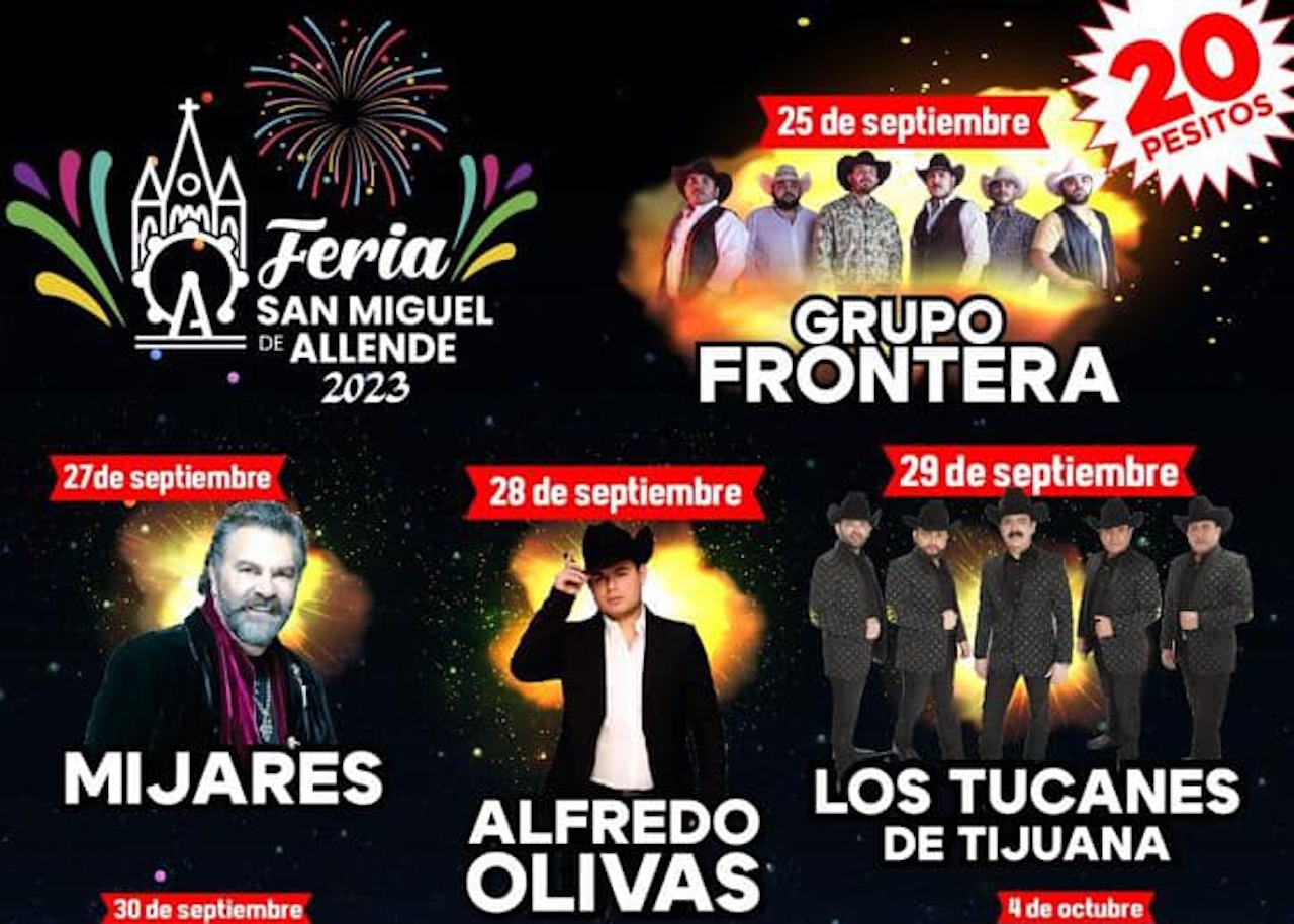 Feria San Miguel de Allende 2023: cartelera de artistas del Teatro del Pueblo
