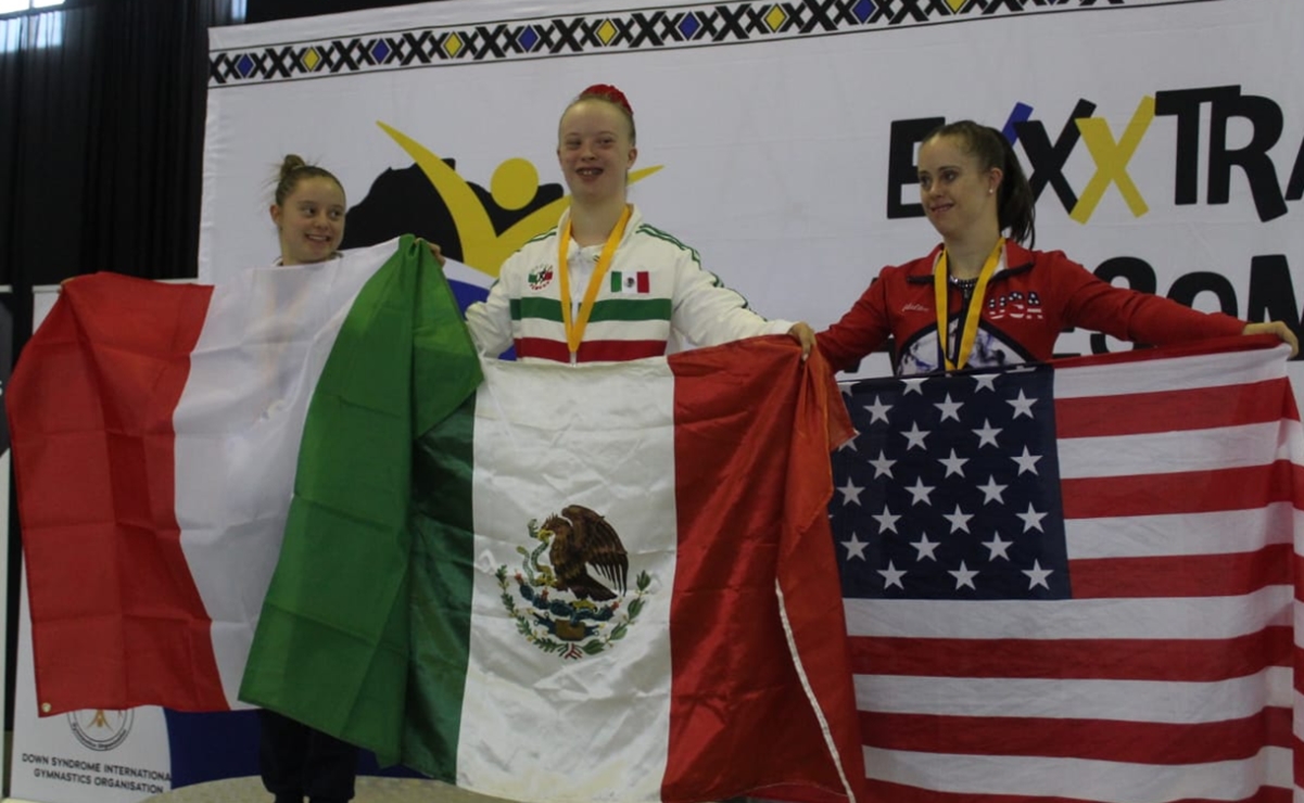 Mexicanas triunfan en el Mundial de Gimnasia Artística para atletas con síndrome de Down