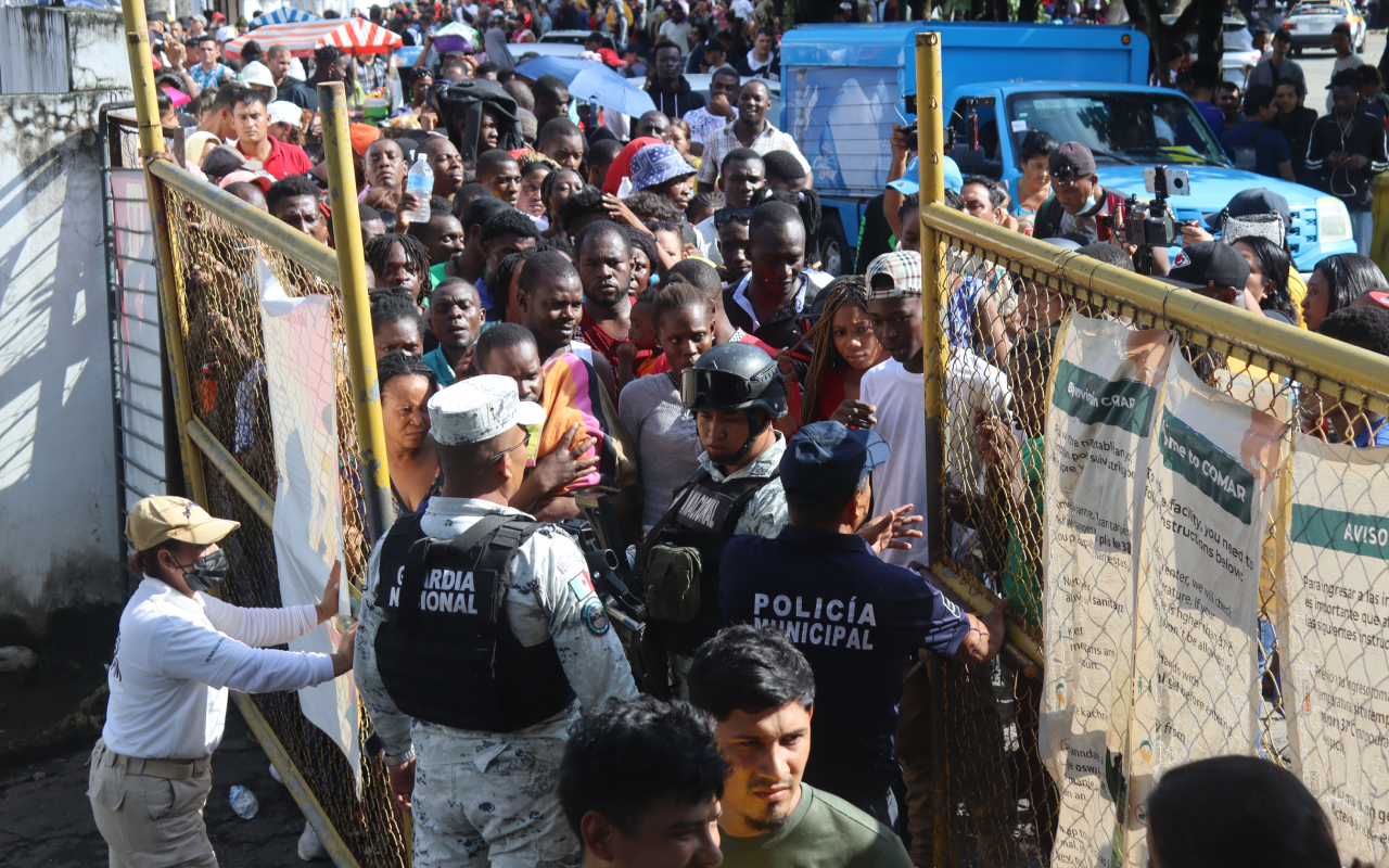 ONG estiman que hay entre 90 mil y 100 mil migrantes en la frontera sur mexicana