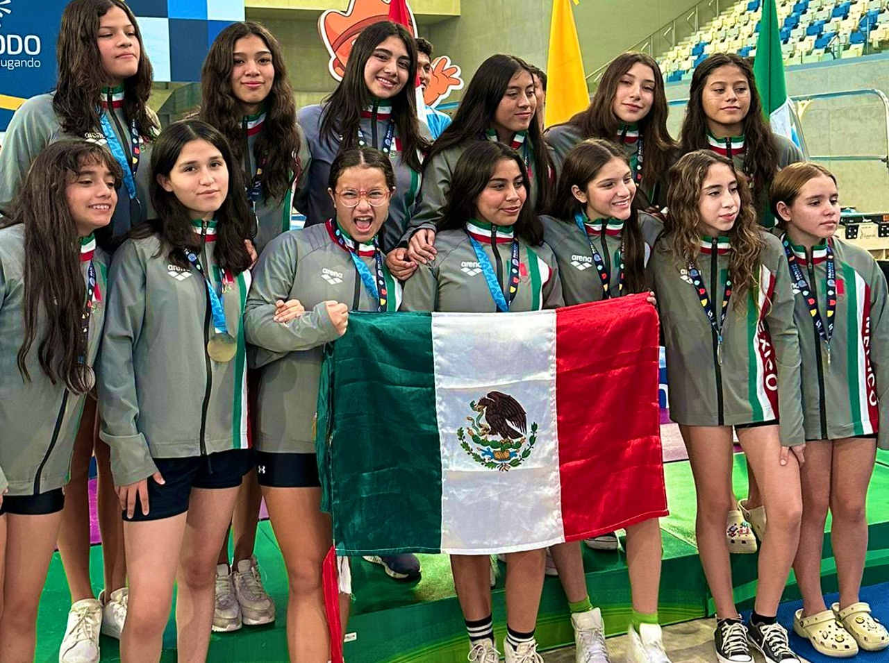 Mexicanas ganan medalla de plata en el Campeonato Panamericano de Polo Acuático Sub-15