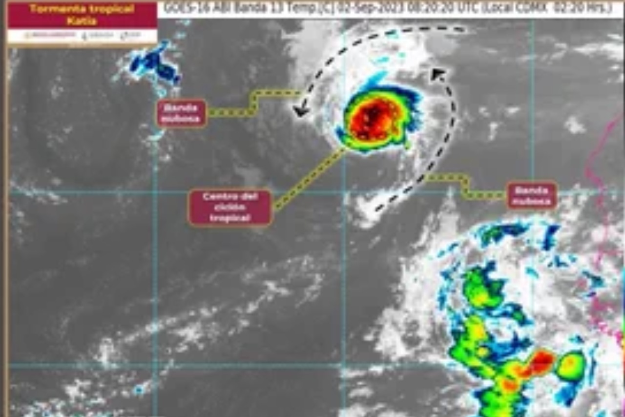 La tormenta tropical ‘Katia’ se forma en el Océano Atlántico