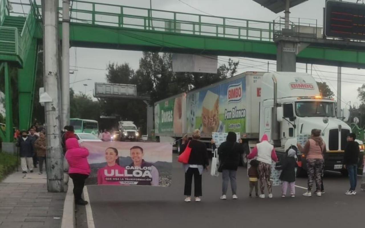 Bloqueo en La Joya: habitantes de Tlalpan cierran vialidad