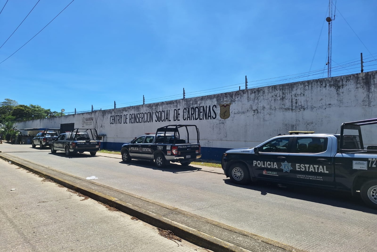 Motín en Cereso de Cárdenas, Tabasco, deja 5 muertos