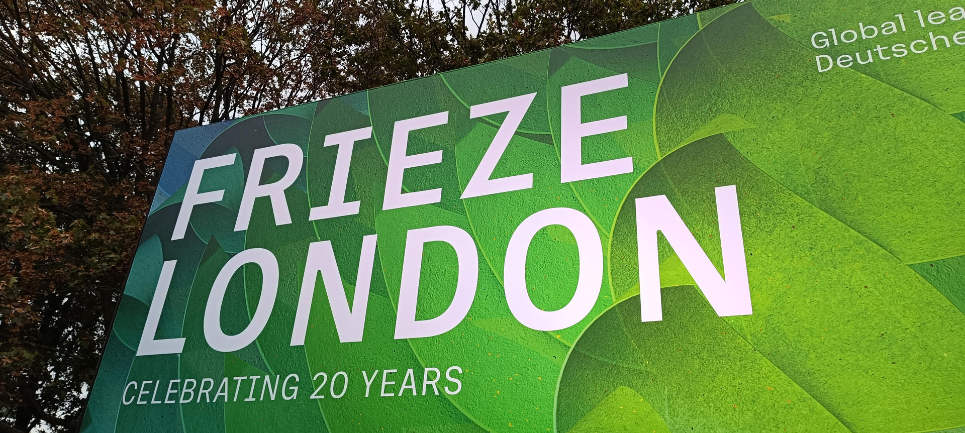 La feria de arte contemporáneo Frieze de Londres celebra su 20 aniversario