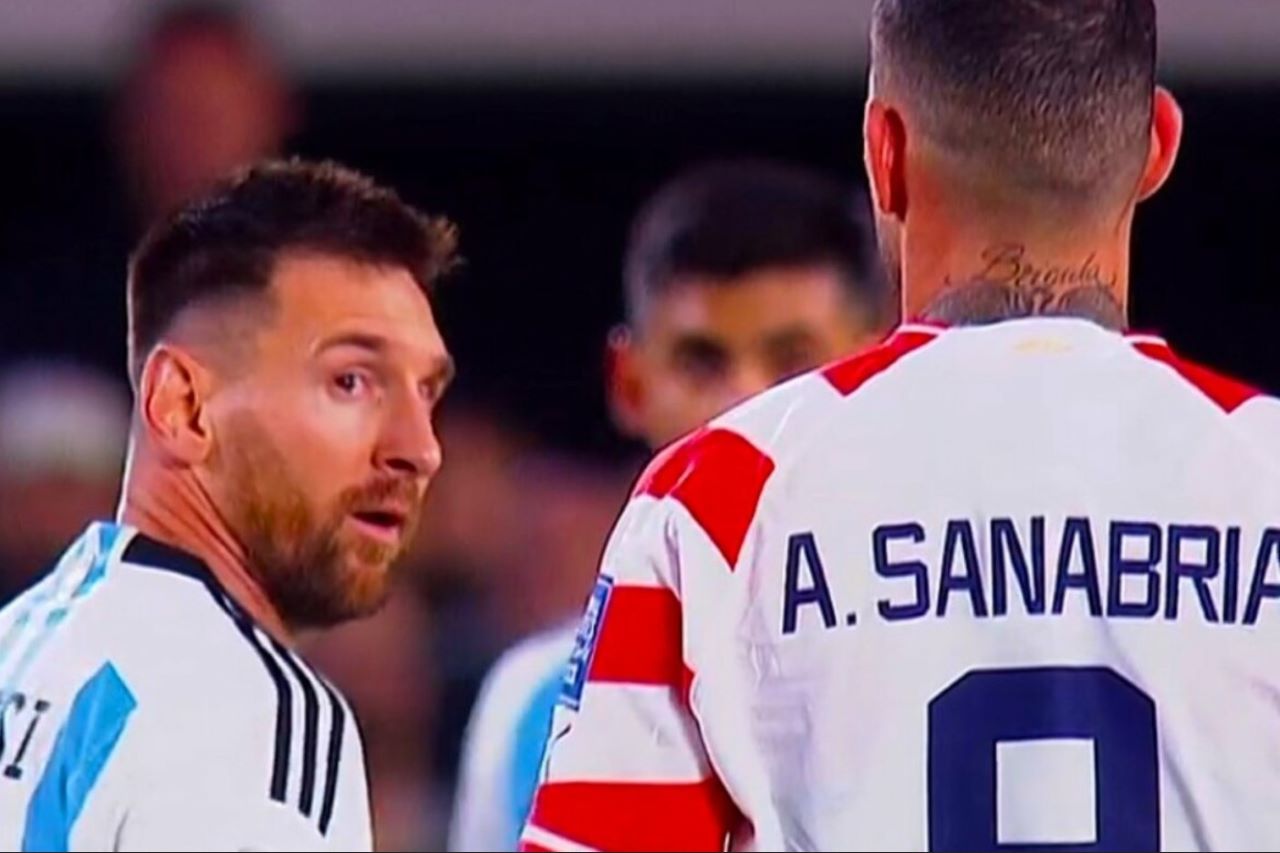 ‘No sé quién es’, Messi reacciona al escupitajo de Sanabria