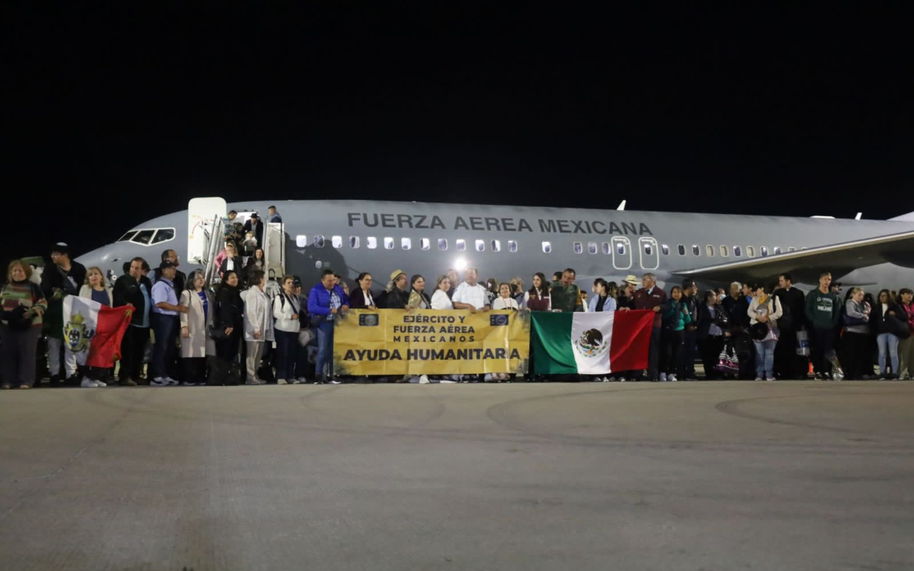 SRE confirma que mexicanos saldrán de Israel por puente aéreo Tel Aviv-Madrid