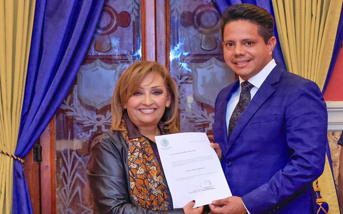 Ahijado de Lorena Cuéllar y deudor alimentario, nuevo secretario de Gobierno de Tlaxcala