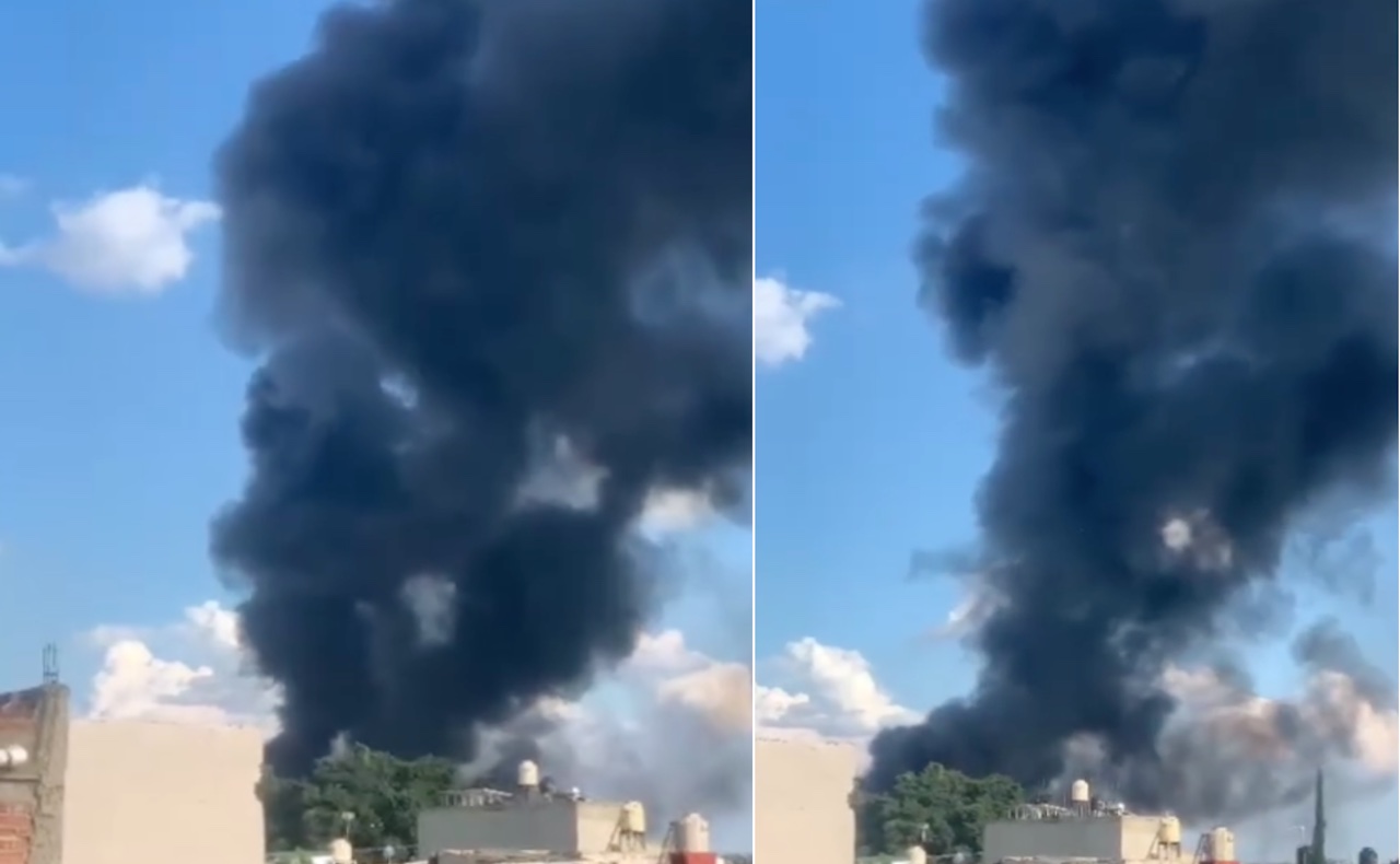 Incendio en Guadalajara consume fábrica en colonia San Joaquín