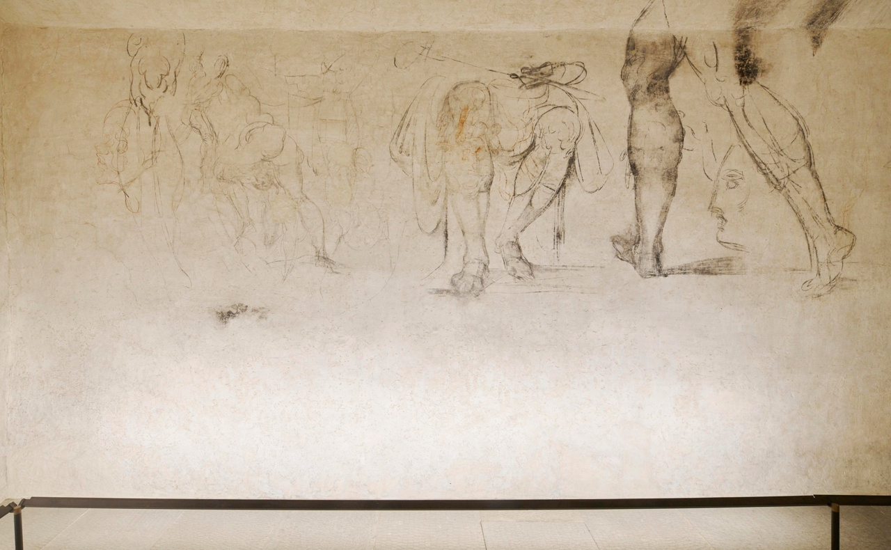 Conoce los dibujos de Miguel Ángel que estuvieron ocultos en una sala secreta por 4 siglos