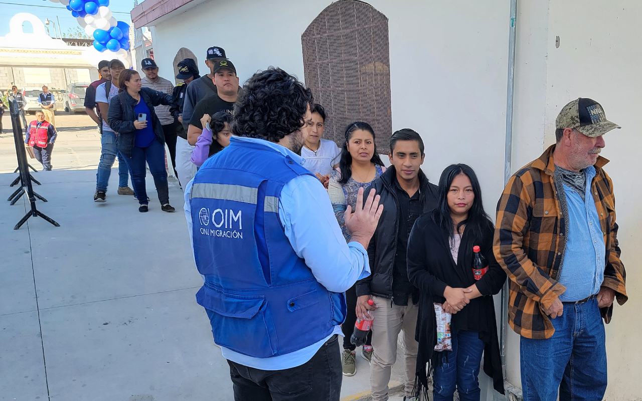 ONU abre centro para migrantes en Cd. Juárez por aumento de llegadas